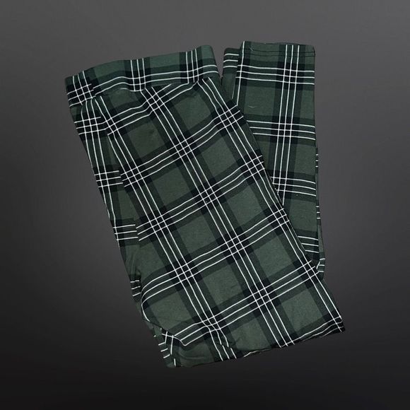 Plus Size Torrid Full Length Signature Waist Green Plaid  lLegging Size 3X - Picture 2 of 4